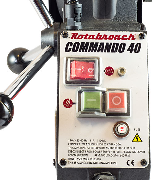 Магнитный электрический сверлильный станок COMMANDO 40